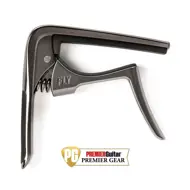 Dunlop Trigger Fly Capo, Curved, Gun Metal