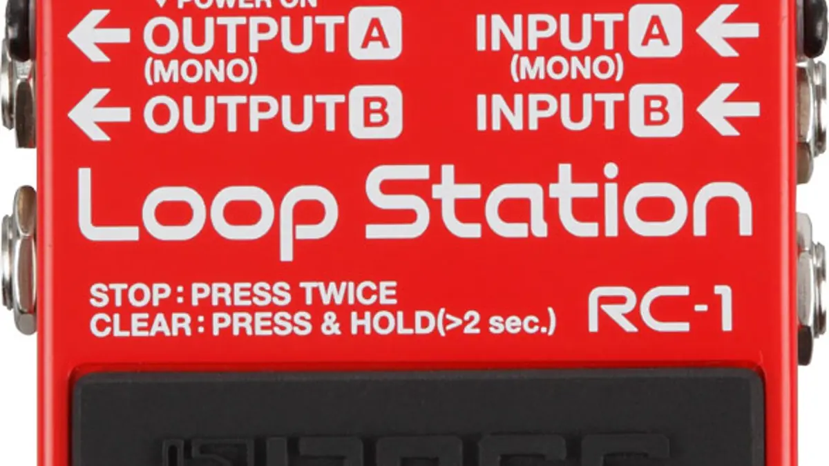 BOSS RC-1 | De legendarische Loop Station voor beginners BOSS RC-1 | De legendarische Loop Station voor beginners