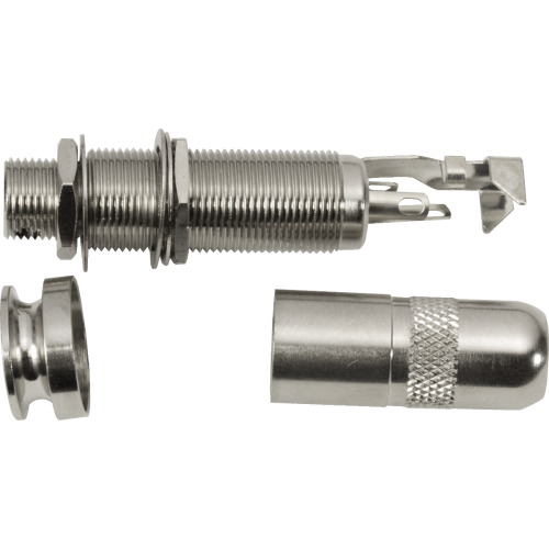 1/4" Jack - Switchcraft, Acoustic End Pin, Mono / Stereo, Nickel