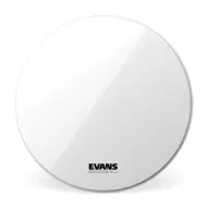 EQ3 NO PORT, WHITE 22" Smooth Bass trommuskinn