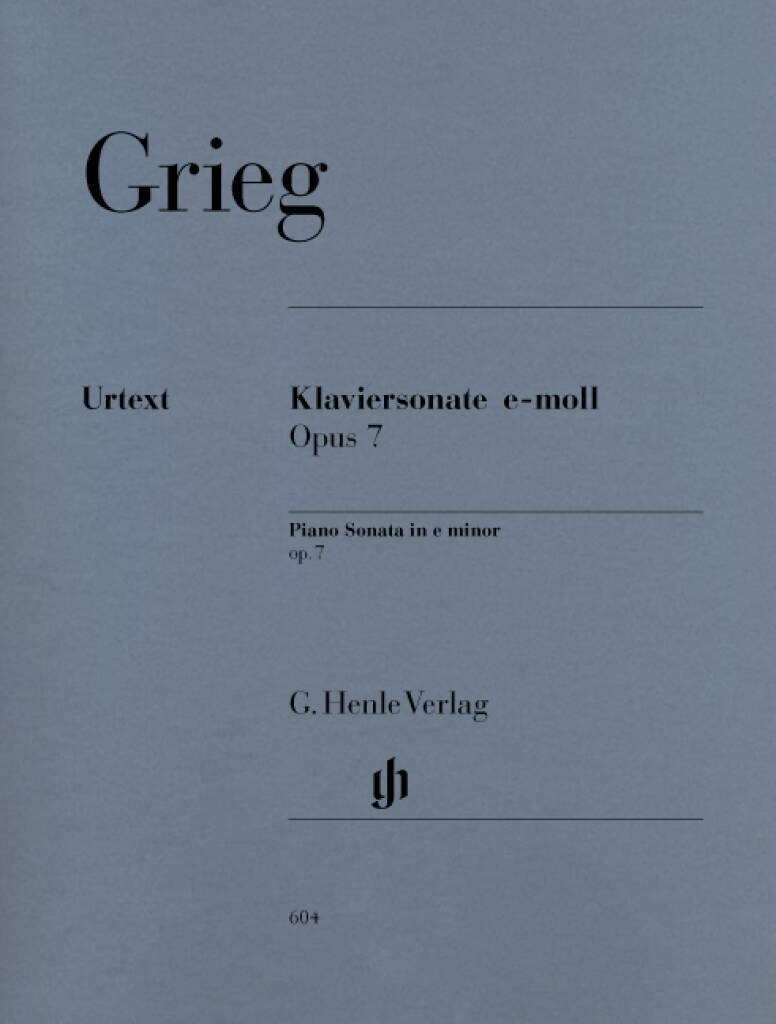 Grieg: Klaviersonate e-moll, Opus 7