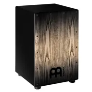 MEINL Headliner Series Snare Cajon, Charcoal Black Fade frontplate