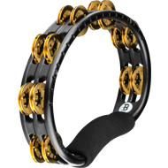 MEINL Hand held tamb, brass jingles, black/gold