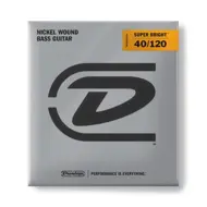 Dunlop SUPER BRIGHT NICKEL WOUND BASS STRINGS 40-120 -- 5-STRING SET
