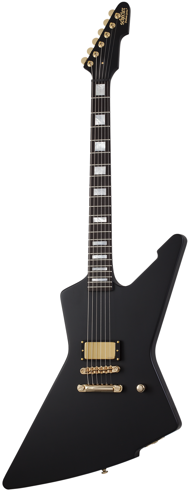Schecter Cesar Soto E-1 gítar, svartur