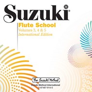 Suzuki þverflauta, geisladiskur 3,4 og 5