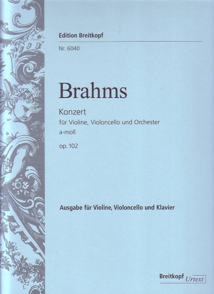 Brahms: Concert in a-minor Op.102,   fiðla, selló, píanó