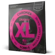 45-132 Light, 5-string, Long Scale, XL Chromes