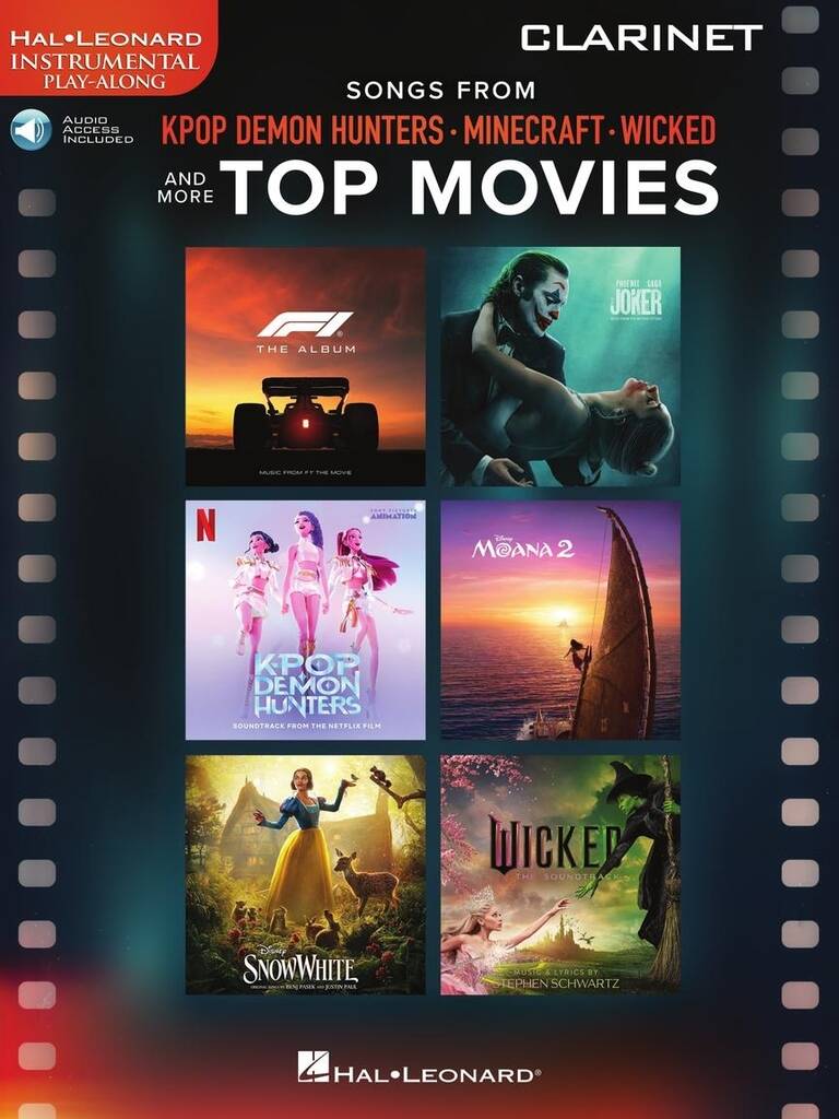 Songs from Kpop Demon Hunters, Minecraft, Wicked, klarinett með niðurhali