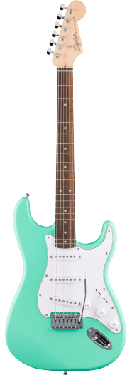 Squier Debut Collection Stratocaster, LRL, Seafoam Green