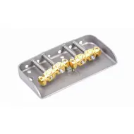 Mastery M6.2 Hardtail Mastery Bridge - 4 Hole Brass - Top Loading