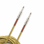 D'Addario Braided Instrument Cable, 15ft, gul