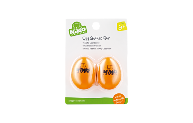 NINO Egg Shaker, par, appelsínugul