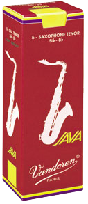 Vandoren tenórsaxblöð JAVA Red no.2½ - pakki með 5 stk