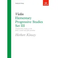 Elementary Progressive Studies, Set III , fiðla