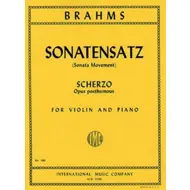 Brahms: Sonata Movement, Scherzo , fiðla