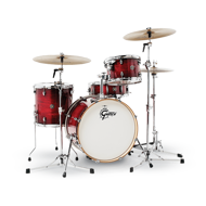 Gretsch Catalina Club 4Pc shell pack með 20" bassatrommu, gloss crimson burst