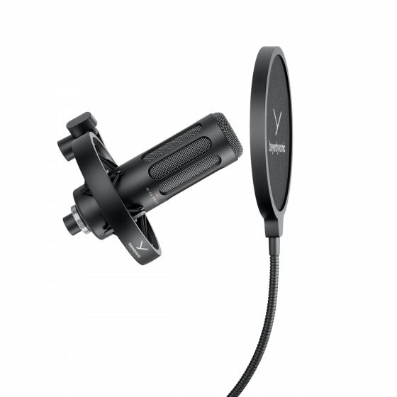 Beyerdynamic M 70 PRO X, míkrófónn með popfilter og shockmount