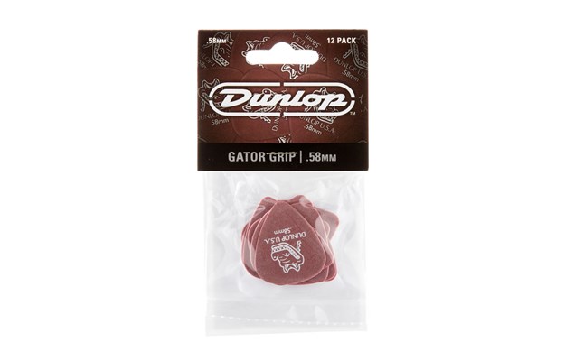 Dunlop Gator Grip gítarnögl, .58mm, 12 stk