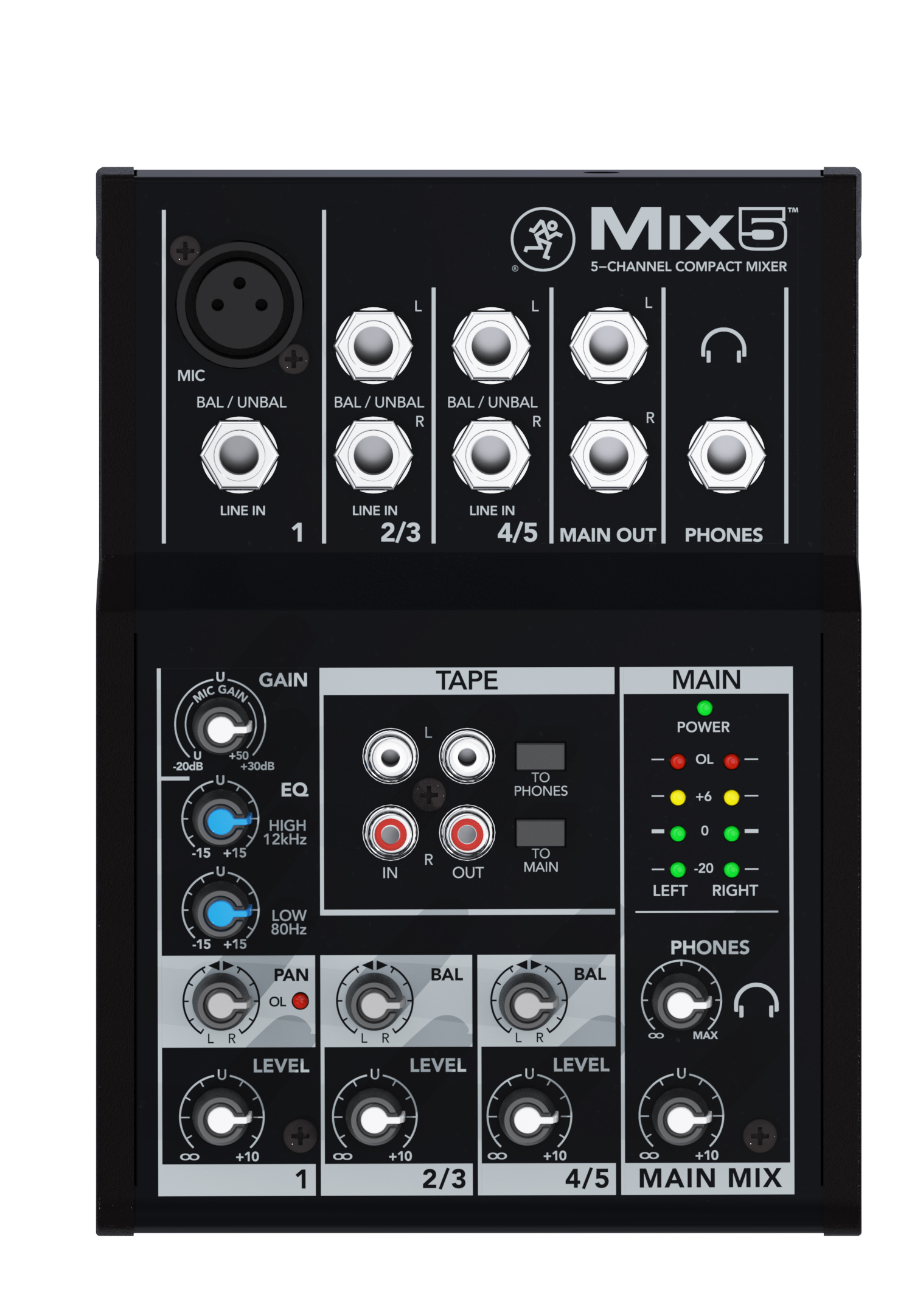 Mackie Mix5 5 rása mixer