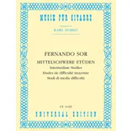 Fernando Sor: Intermediate Studies, gítar