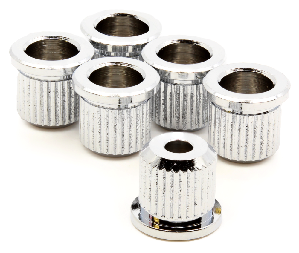 GOTOH Ferrules, TLB-1 Relic, for Guitar, Chrome