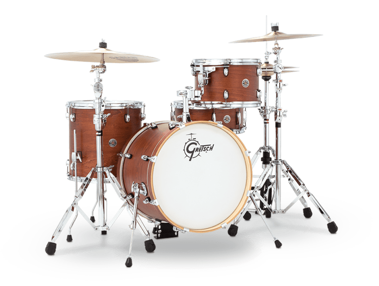 Gretsch Catalina Club ,  4PC Shell Pack w/ 18" Bass Drum,  Satin Walnur Glaze