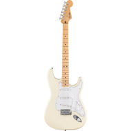 Fender Standard Stratocaster, MN, White Pickguard, Olympic White