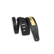 Levy's Calaca Black Leather 2.5″Strap Mariachi