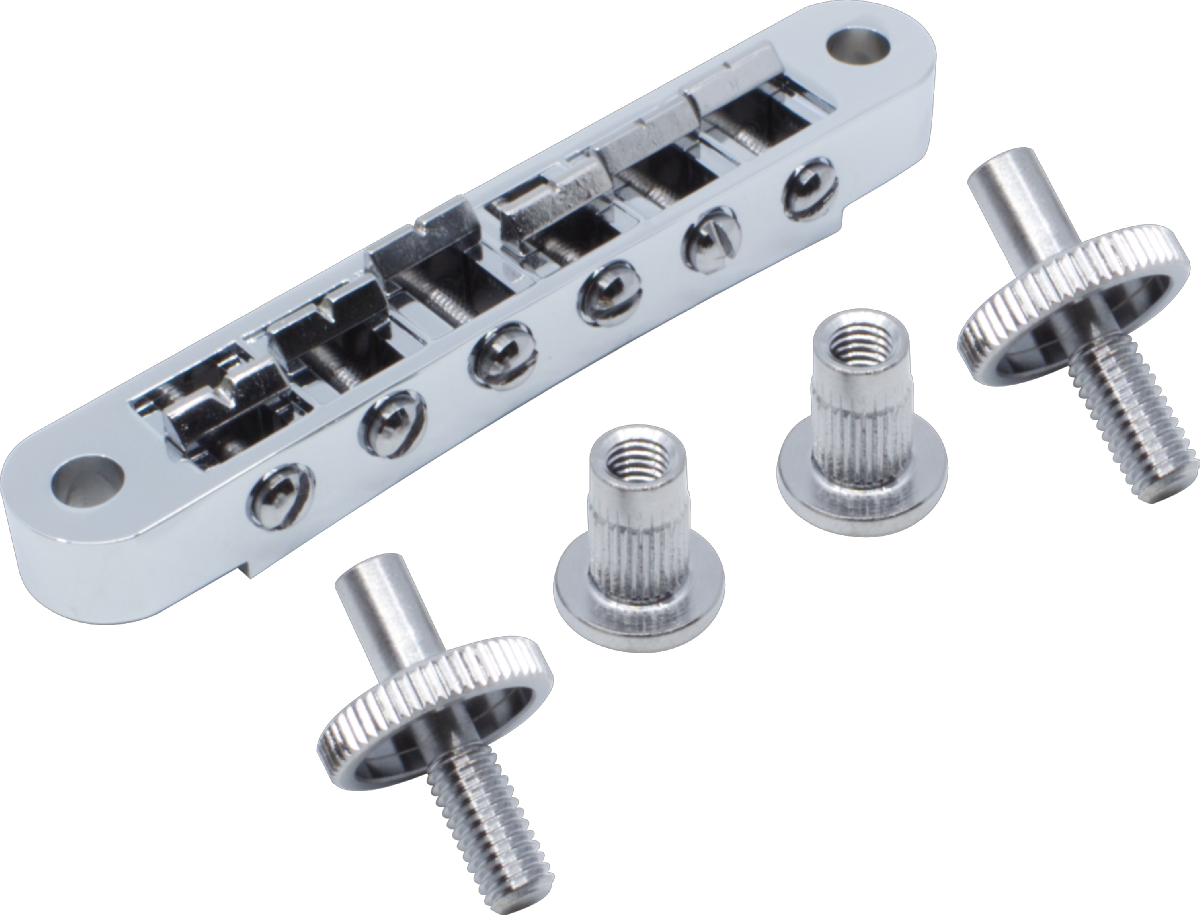 Bridge Set - Nashville Tune-O-Matic, Zinc, Chrome