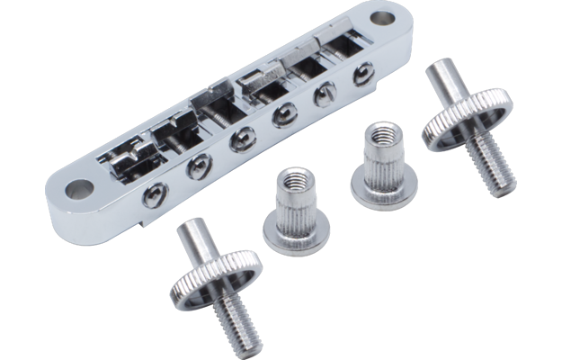 Bridge Set - Nashville Tune-O-Matic, Zinc, Chrome