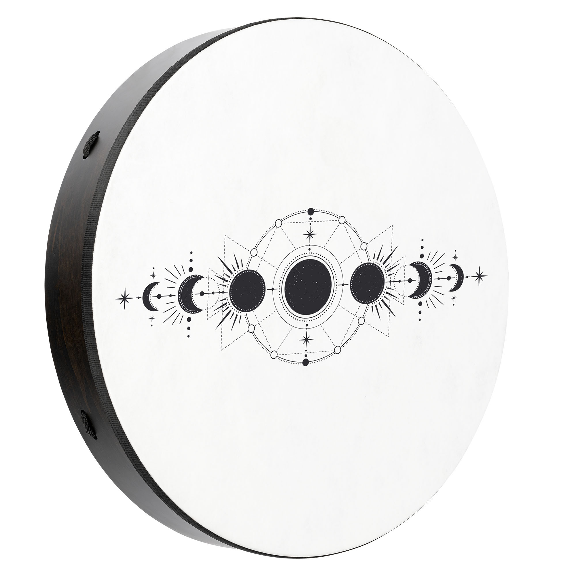 Sonic Energy Moon Phases Ritual Drum 22"
