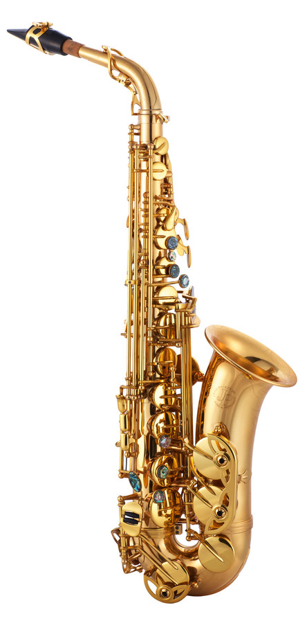 John Packer 045G Eb alto saxófónn, gold lacquer