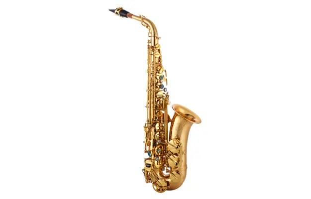 John Packer 045G Eb alto saxófónn, gold lacquer