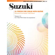 Suzuki 21 Pieces for Violin with Guitar