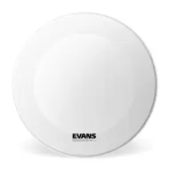 EQ3 NO PORT White 22" Coated Bass trommuskinn