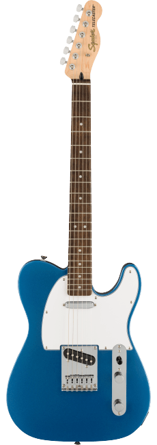 Squier Affinity Series Telecaster, LRL, WPG, Lake Placid Blue
