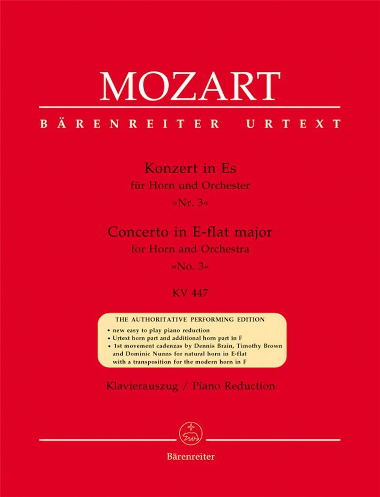 Mozart: Horn Concerto in E-flat major No. 3