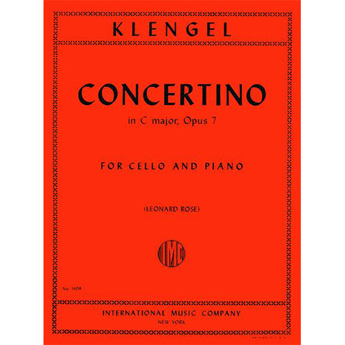 Klengel: Concertino C major Op. 7, selló og píanó