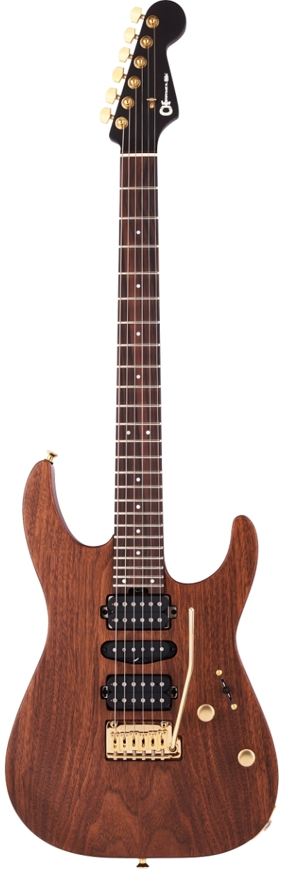Charvel MJ DK24 HSH 2PT Mahogany w/ figured walnut