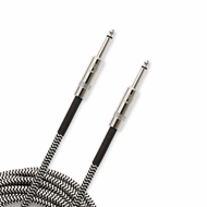 D'Addario Braided Instrument Cable, 15ft, grá