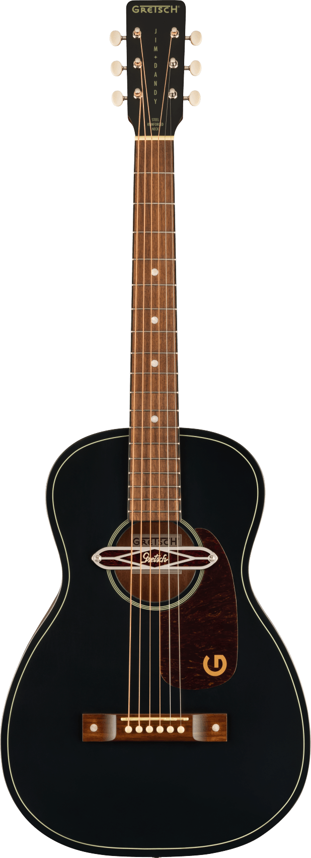 Gretsch Jim Dandy,Deltoluxe Parlor gítar, black