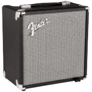 Fender Rumble 15 bassamagnari, black/silver