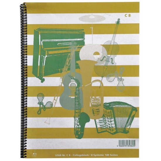 Nótnapappír, gormabók