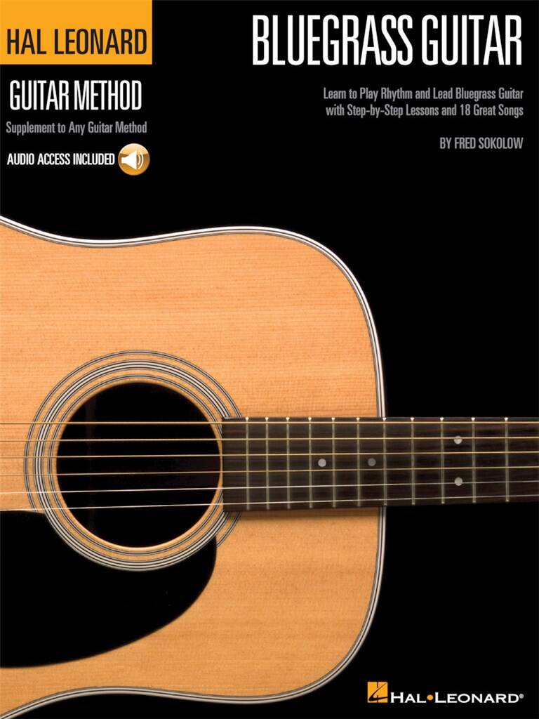Hal Leonard Bluegrass Guitar Method, með niðurhali