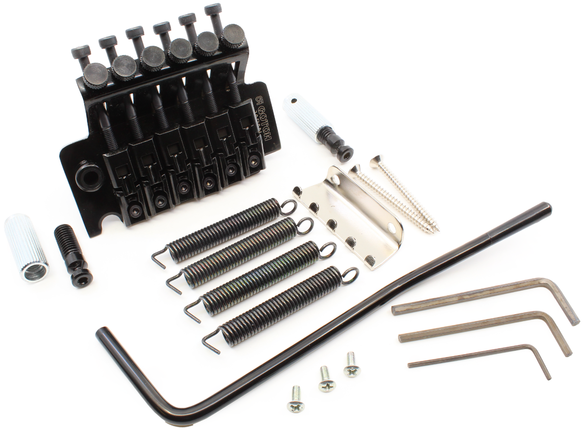 Bridge - Gotoh, GE1996T Floyd Rose licensed, Black