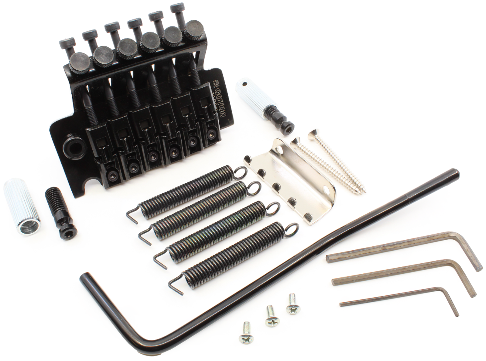 Bridge - Gotoh, GE1996T Floyd Rose licensed, Black - Tónastöðin - Allt ...