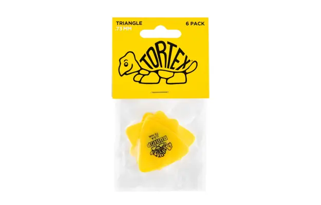 Dunlop Tortex Triangle gítarnögl, .73mm, 6 stk