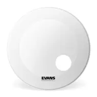 Evans EQ3 Resonant 22" Coated Bass trommuskinn, hvítt