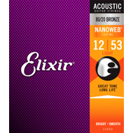 Elixir Nanoweb 80/20 Bronze, Light, 12-53